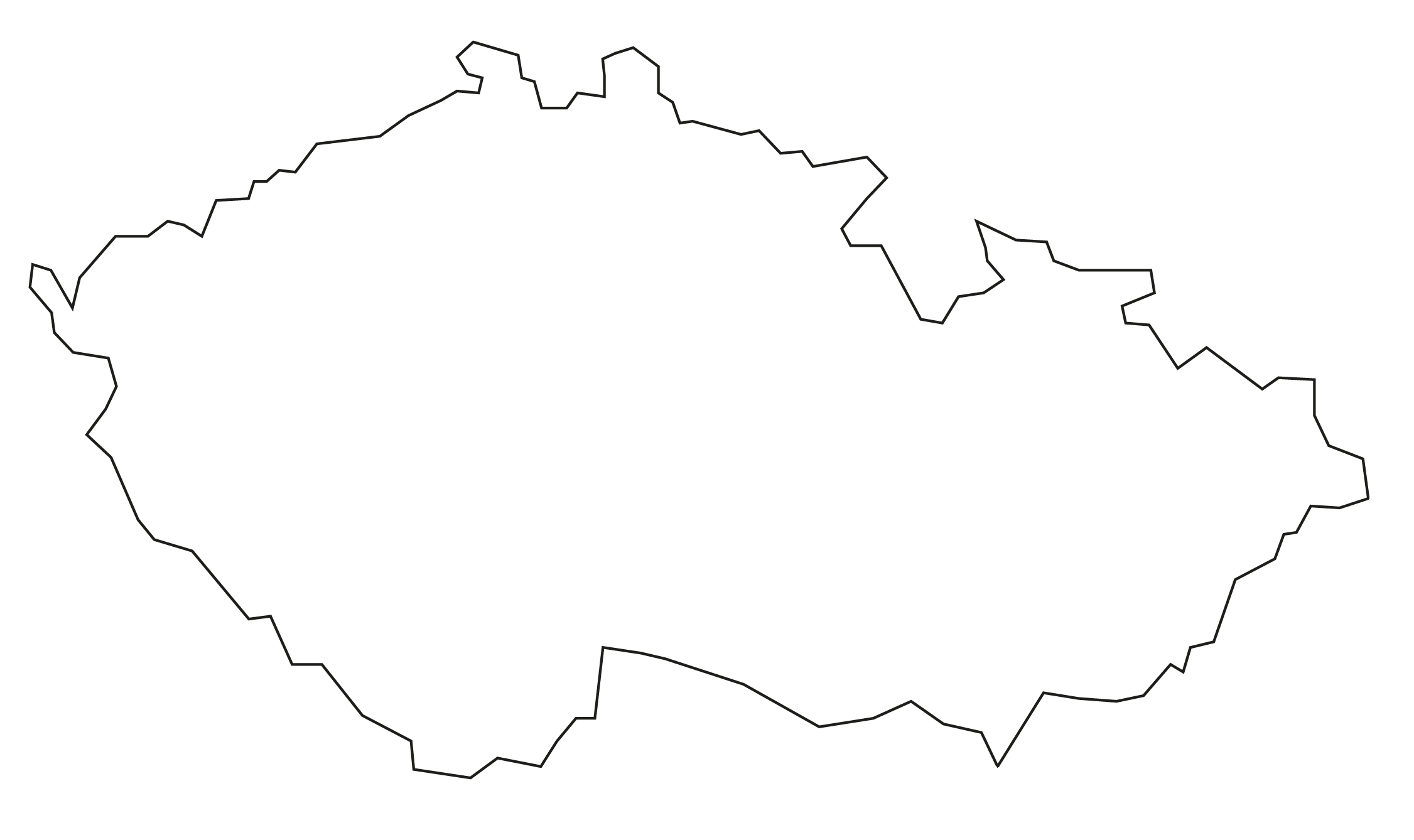 Mapa ČR a SK