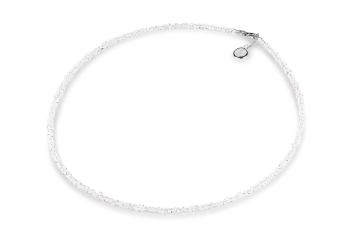 Diamond Crystal - dedicated to the desire for HAPPINESS, crystal and silver
