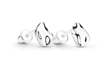 Rosa Tudor Baby Studs - baby silver earrings
