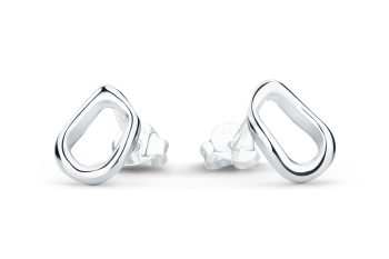 Rosa Dante Studs Small - silver studs
