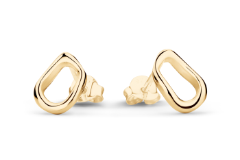 Rosa Dante Studs Small - gold-plated studs