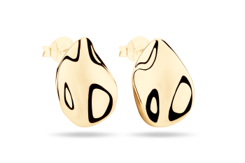 Rosa Tudor Studs Medium - gold-plated studs