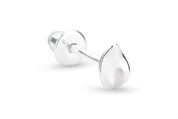 Rosa Tudor Piercing Earring - silver piercing earring