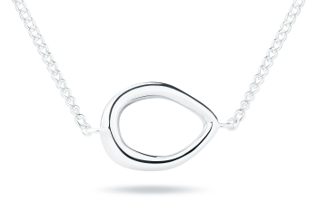 Rosa Dante Necklace - silver necklace