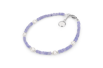 Amré - dedicated to the desire for AWAKENING, tanzanite, pearls and silver