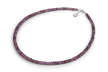 Aitutaki - dedicated to the desire for INNER STRENGTH, rhodolite and silver
